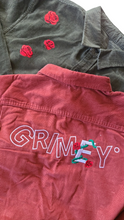 Load image into Gallery viewer, &quot;GRIMEY&quot; 1 OF 1 RED CORDUROY SHIRT